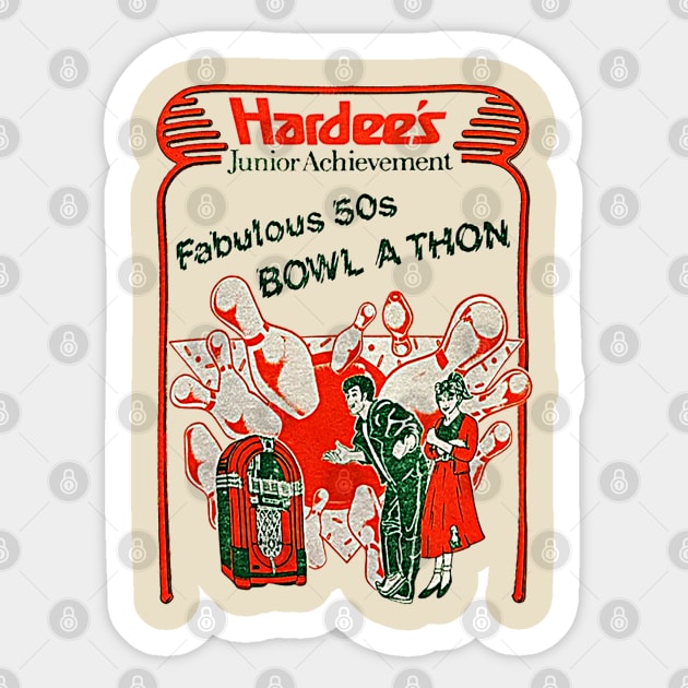 Hardee's - Bowling - Bowl A Thon Sticker by nicklower